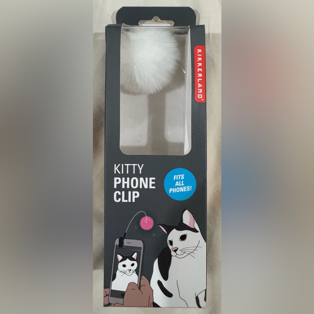 NWT Kitty Phone Clip